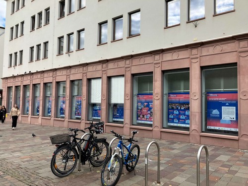 Ausstellung TransFormationsLandschaften in der Bank für Kirche und Caritas in Paderborn, Foto: Stefanie Lieb